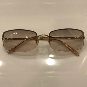 Chanel crystal CC sunglasses